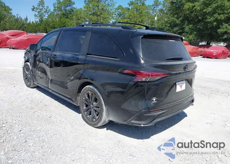 2025 Toyota Sienna Xse z USA, uszkodzony, nr VIN 5TDCRKEC8SS263967